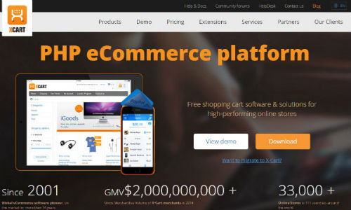 X-Cart - top enterprise ecommerce systems for small business