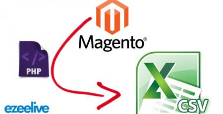 Ezeelive Technologies - Export Magento Database CSV Format Using Custom PHP Code