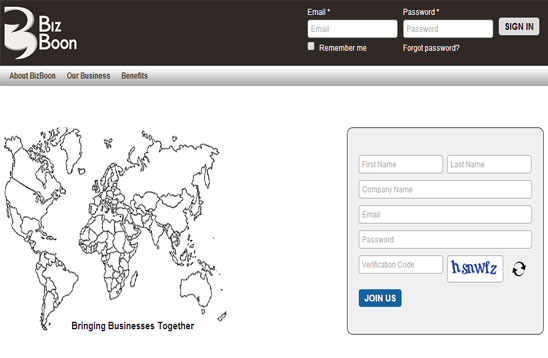 Bizboon Inc developed website by Ezeelive Technologies - yii framework development company india