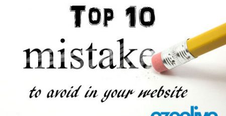 ezeelive technologies - top ten mistake to avoid in your website