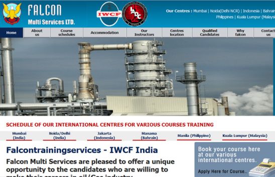 falcontrainingservices navi mumbai web design