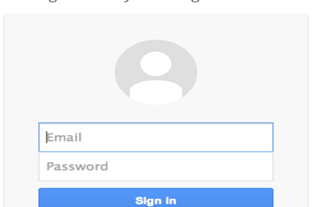google sign in login page