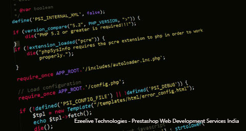 Prestashop Web Development Services India
