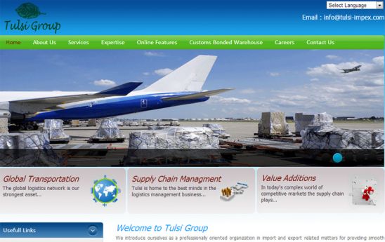 warehouse management system tulsi impex web design