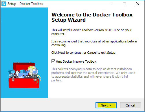 Docker - Installation Setup in Windows