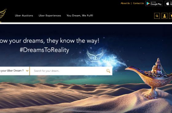 Uberdreams - realtime auction and curated experiences