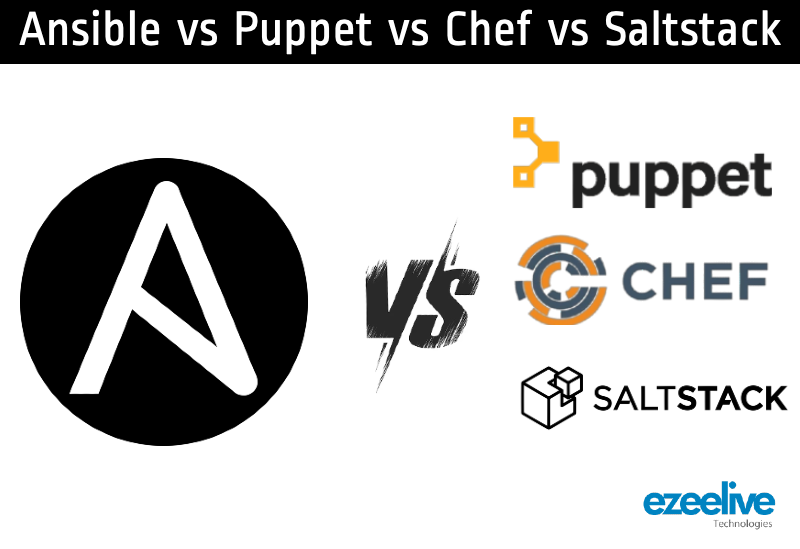 Ansible vs Puppet vs Chef vs Saltstack